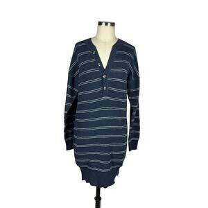 PRANA Dress Milani Henley‎ Midi Tunic Dress Size XS NWT Button Front V-Neck